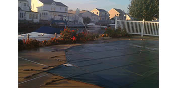 Pool Safety Cover With Boat